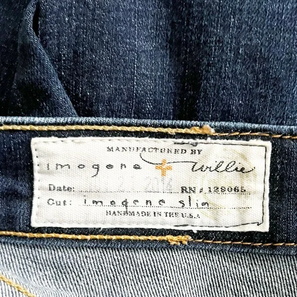 Imogene + Willie Imogene Slim Indigo Dark Wash Jeans Size 26R - Picture 3 of 4